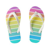 Rainbow Stripe Toddler Beach Teenslippers (Voetbed)