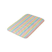 Rainbow Striped Bath Mat (Gekanteld)