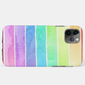 Rainbow striped Phone Case (Achterkant (horizontaal))