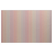 Rainbow Striped Retro Print Combed Cotton Stof (Yard (91,4 cm))