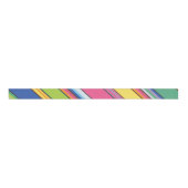 Rainbow Striped Ribbon Grosgrain Lint (Voorkant)
