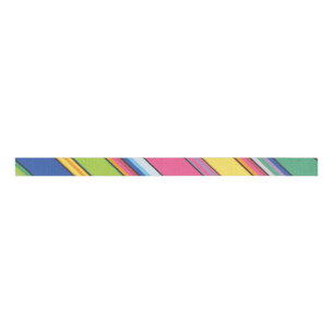 Rainbow Striped Ribbon Grosgrain Lint