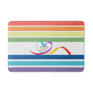 Rainbow Stripes Badmat