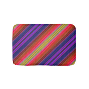 Rainbow Stripes Bath Mats Badmat