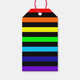 Rainbow Stripes Cadeau Labels Cadeaulabel