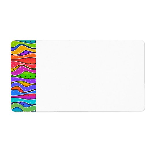 RAINBOW STRIPES ETIKET (zijde) (Voorkant)