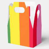"Rainbow Stripes"-feestdoos Bedankdoosjes (Geopend)