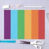 Rainbow Stripes Fun Bright Snoep Birthday Party Tissuepapier (Craft)