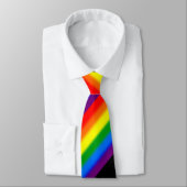 Rainbow Stripes Gay Pride DIY-kleur Stropdas (Gebonden)