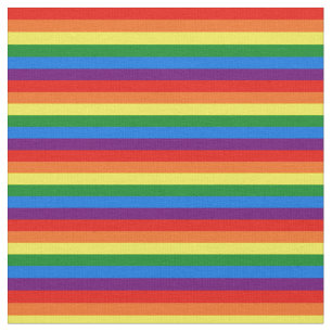 Rainbow Stripes Gay Pride LGBT-ondersteuning Stof