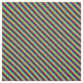 Rainbow Stripes - Ivoor Linnen Stof