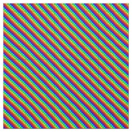 Rainbow Stripes - Katoenen Twill Fabric Stof