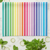 Rainbow Stripes Kitchen Towel Theedoek (Gevouwen)