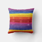 Rainbow Stripes Kussen (Achterkant)
