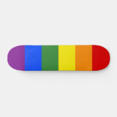 Rainbow Stripes LGBTQ Pride Persoonlijk Skateboard (Horizontaal)