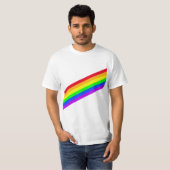 Rainbow stripes | LGBTQ+ Pride  T-shirt (Voorkant volledig)