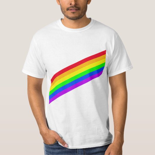 Rainbow stripes | LGBTQ+ Pride  T-shirt (Voorkant)