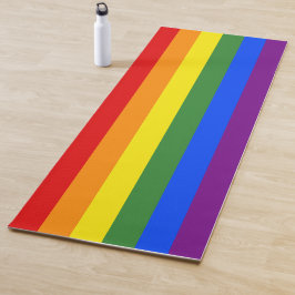 Rainbow Stripes LGBTQ Pride Yogamat