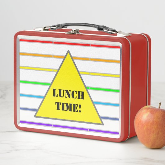 Rainbow Stripes Lunch Snack Time (In situ)