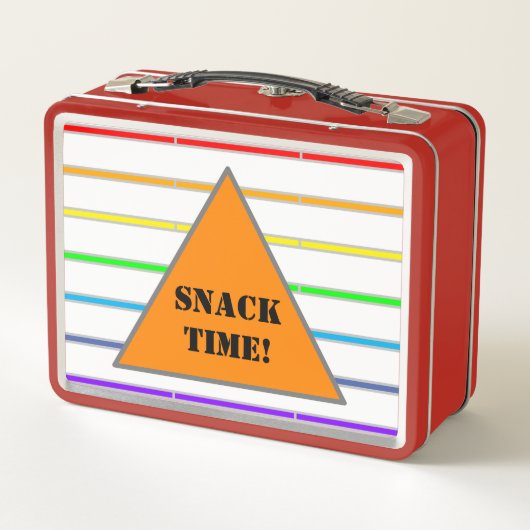 Rainbow Stripes Lunch Snack Time (Achterkant)