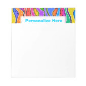  RAINBOW STRIPES NOTITIEBLOK (Voorkant)