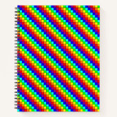 Rainbow Stripes - Notitieboek (Voorkant)