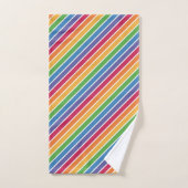 Rainbow Stripes Pattern Bad Handdoek (Handdoek)