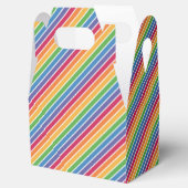 Rainbow Stripes Pattern Bedankdoosjes (Geopend)