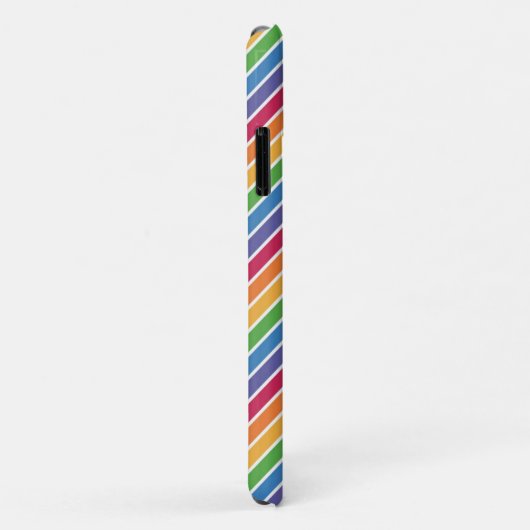 Rainbow Stripes Pattern Case-Mate iPhone Case (Achterkant/rechts)