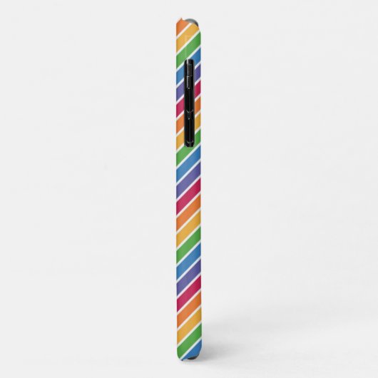 Rainbow Stripes Pattern Case-Mate iPhone Case (Achterkant/links)