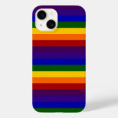 Rainbow Stripes Pattern Case-Mate iPhone Case (Achterkant)