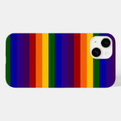 Rainbow Stripes Pattern Case-Mate iPhone Case (Achterkant (horizontaal))