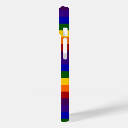 Rainbow Stripes Pattern Case-Mate iPhone Case (Achterkant / Links)