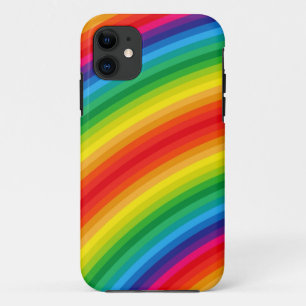 Rainbow Stripes Pattern iPhone 11 Hoesje