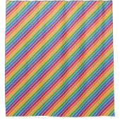 Rainbow Stripes Pattern Douchegordijn (Voorkant)