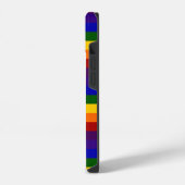 Rainbow Stripes Pattern iPhone Hoesje (Linkerkant)