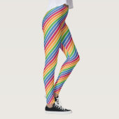 Rainbow Stripes Pattern Leggings (Rechts)