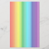 Rainbow Stripes Pattern LGBTQ Artisan Soap Wrapen (Achterkant)