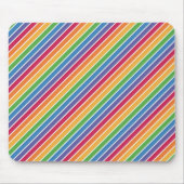 Rainbow Stripes Pattern Muismat (Voorkant)