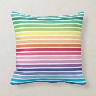 Rainbow Stripes Pattern Pillow Kussen