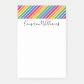 Rainbow Stripes Pattern Post-it® Notes (Voorkant)