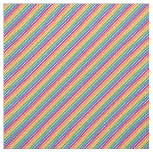 Rainbow Stripes Pattern Stof