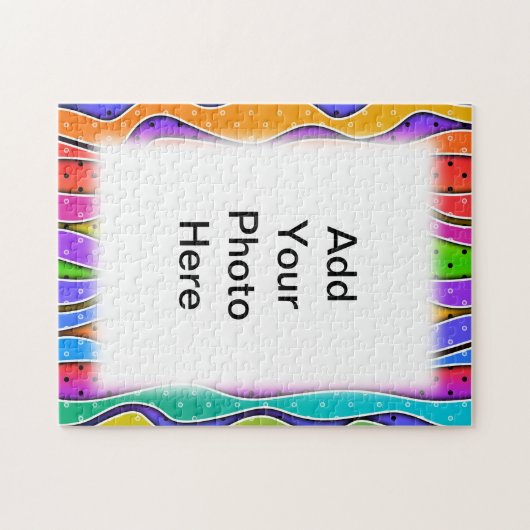  RAINBOW STRIPES PUZZLE LIJST LEGPUZZEL (Horizontaal)