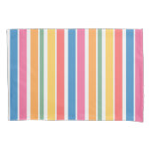 Rainbow Stripes regenachtige dag parade Collectie Kussensloop (Voorkant-Links)