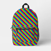 Rainbow Stripes - Rugzak (Voorkant)