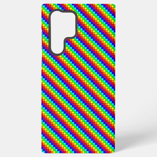 Rainbow Stripes - Samsung (S22 Ultra) Hoesje Samsung Galaxy Hoesje (Achterkant)