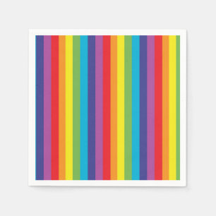 Rainbow Stripes servetten