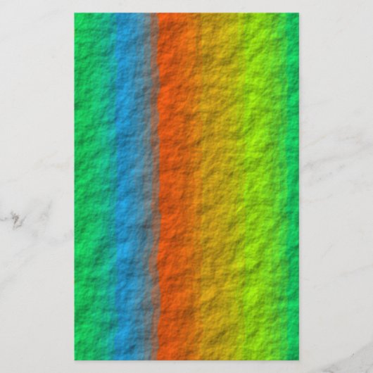 RAINBOW STRIPES TEXTURE BRIEFPAPIER (Voorkant)