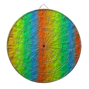 RAINBOW STRIPES TEXTURE DARTBORD
