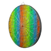 RAINBOW STRIPES TEXTURE DARTBORD (Voorkant Rechts)